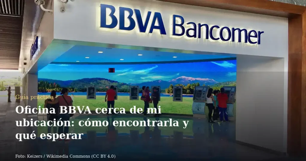 Oficina BBVA cerca de mi ubicación: cómo encontrarla y qué esperar