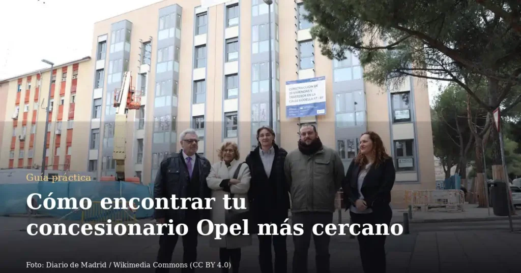 Cómo encontrar tu concesionario Opel más cercano